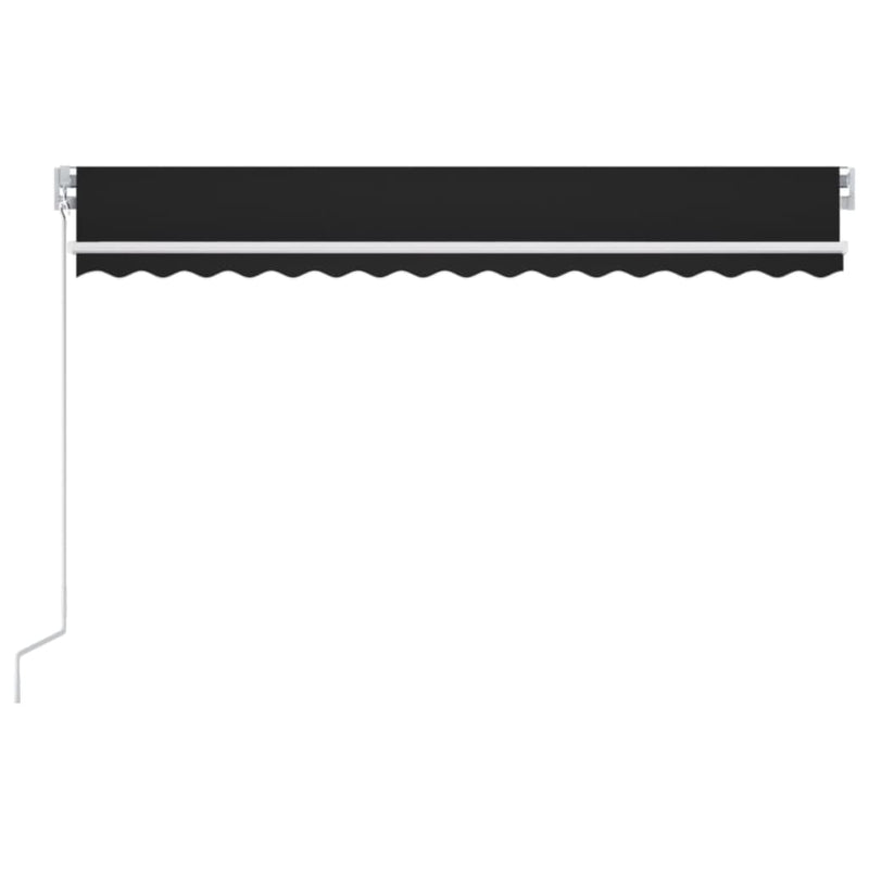 Load image into Gallery viewer, VidaXL Luifel handmatig uittrekbaar 400x350 cm antracietkleurig