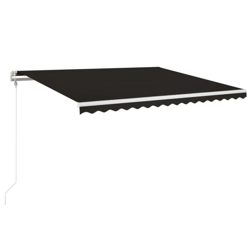 Load image into Gallery viewer, VidaXL Luifel automatisch uittrekbaar 450x350 cm antracietkleurig