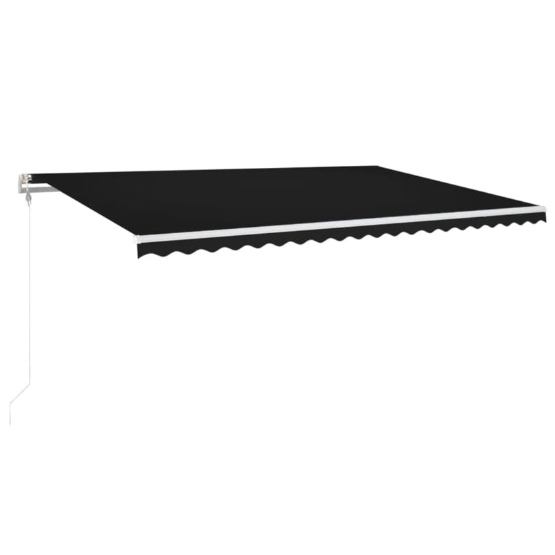 Load image into Gallery viewer, VidaXL Luifel automatisch uittrekbaar 500x350 cm antracietkleurig