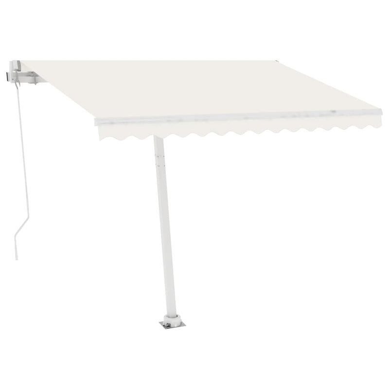 Load image into Gallery viewer, VidaXL Luifel vrijstaand automatisch 300x250 cm crèmekleurig