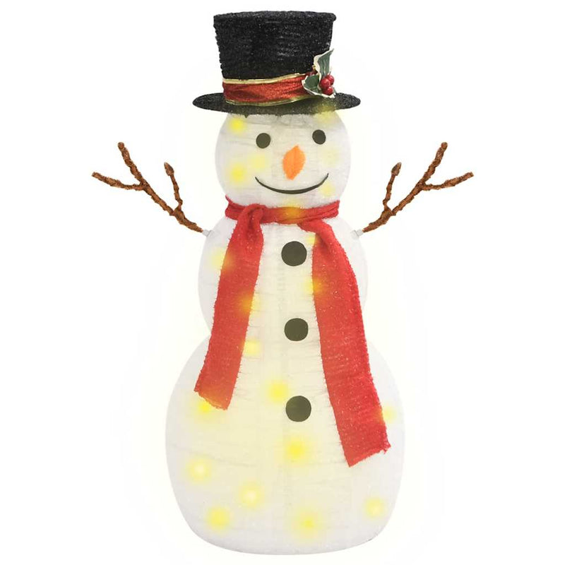 Laden Sie das Bild in Galerie -Viewer, Vidaxl decoratieve sneeuwpop led 60 cm luxe stof