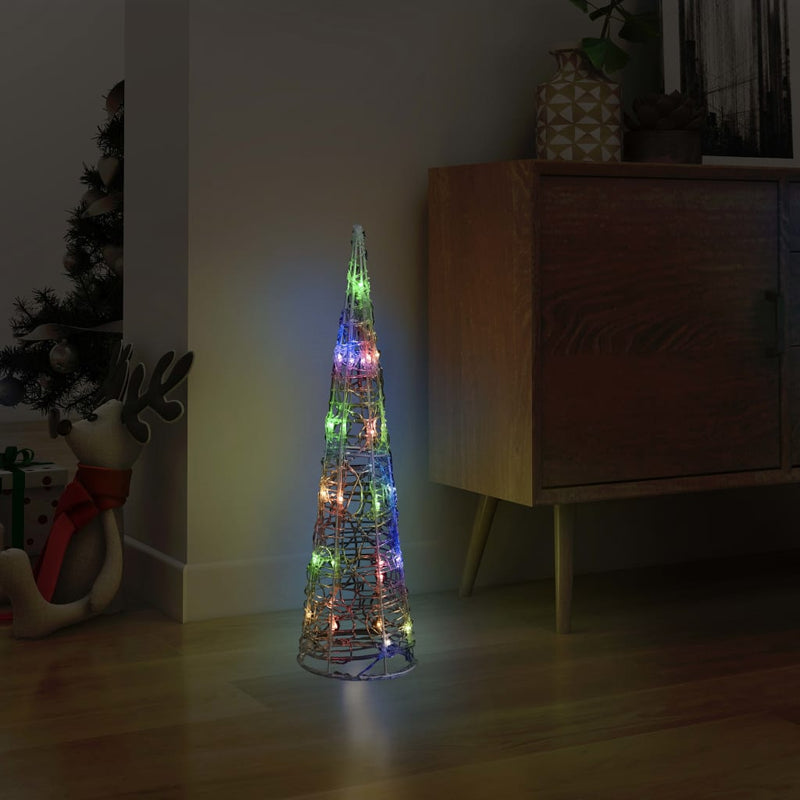 Load image into Gallery viewer, Vidaxl lichtkegel decoratief led meerkleurig 60 cm acryl