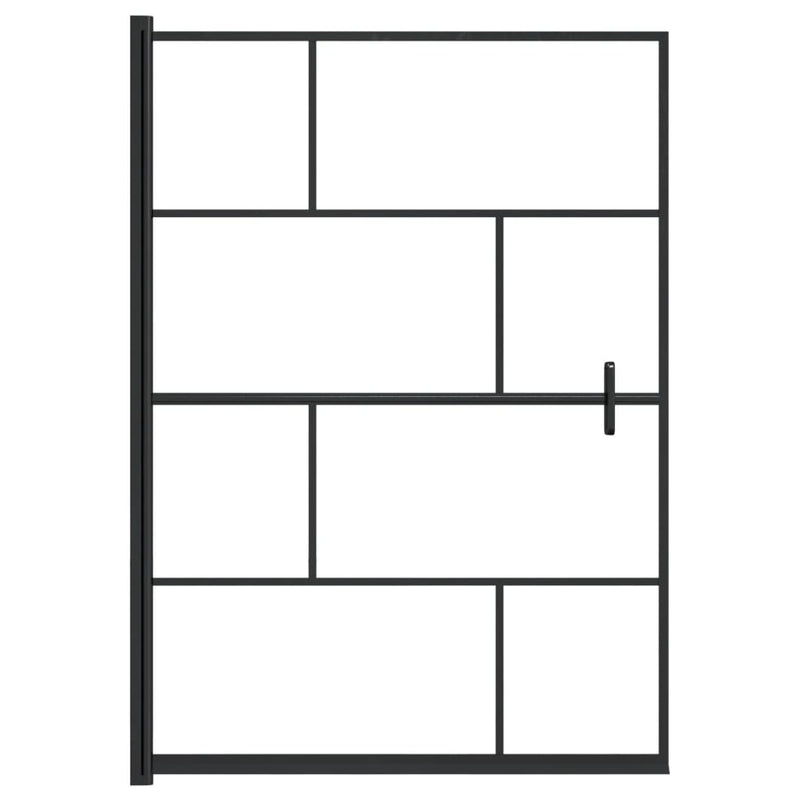 Load image into Gallery viewer, Vidaxl douchewand 100x140 cm esg zwart