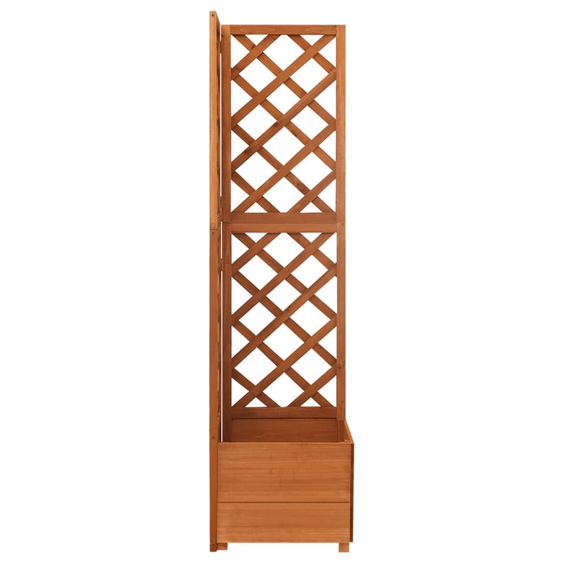 Load image into Gallery viewer, Vidaxl latwerkplantenbak hoekmodel 40x40x150 cm massief vurenhout