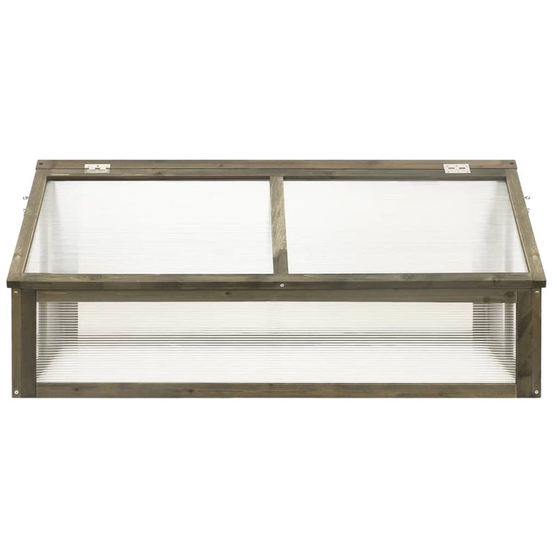 Load image into Gallery viewer, VidaXL Broeikas 114x80x50 cm vurenhout grijs