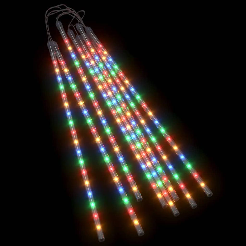 Load image into Gallery viewer, Vidaxl meteoorlichten 8 st 288 led's binnen buiten 50 cm meerkleurig