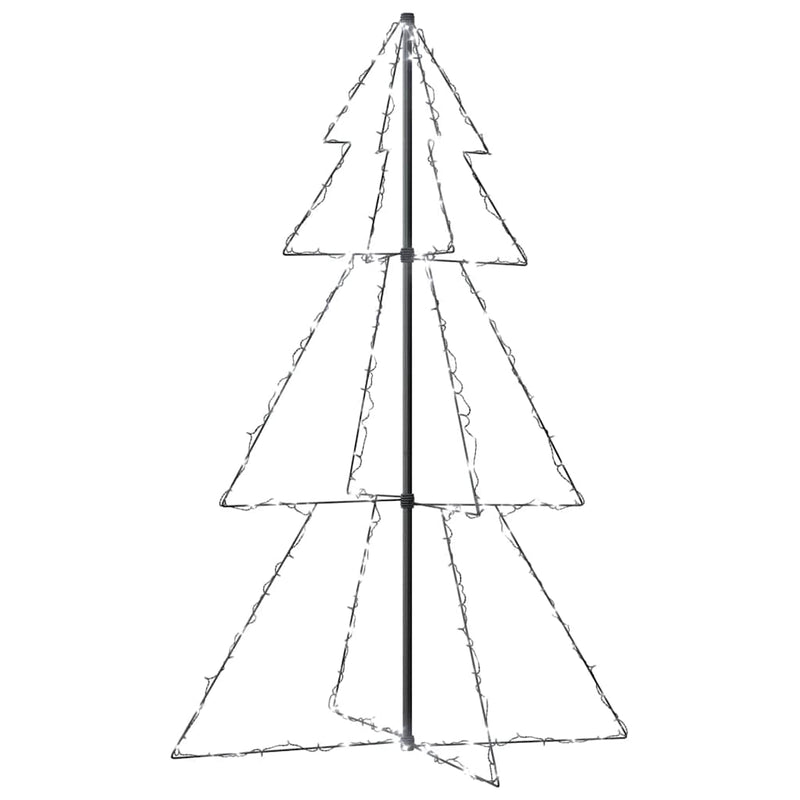 Load image into Gallery viewer, Vidaxl kegelkerstboom 200 led's binnen en buiten 98x150 cm