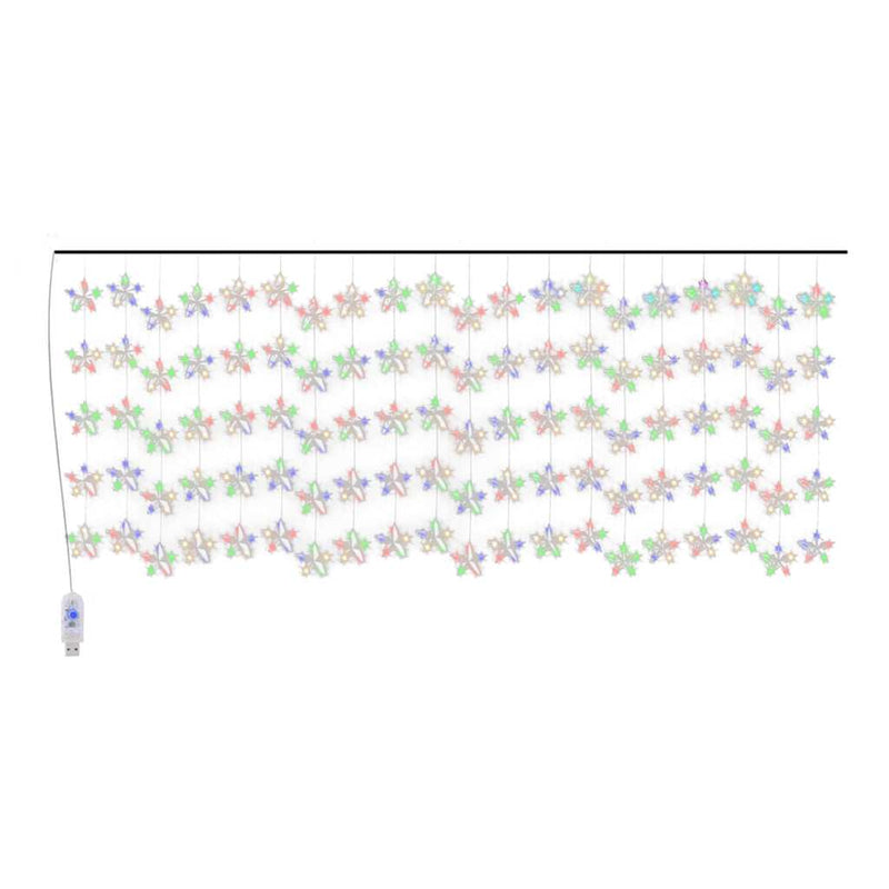 Load image into Gallery viewer, Vidaxl lichtsnoergordijn sterren met 500 led's 8 functies meerkleurig