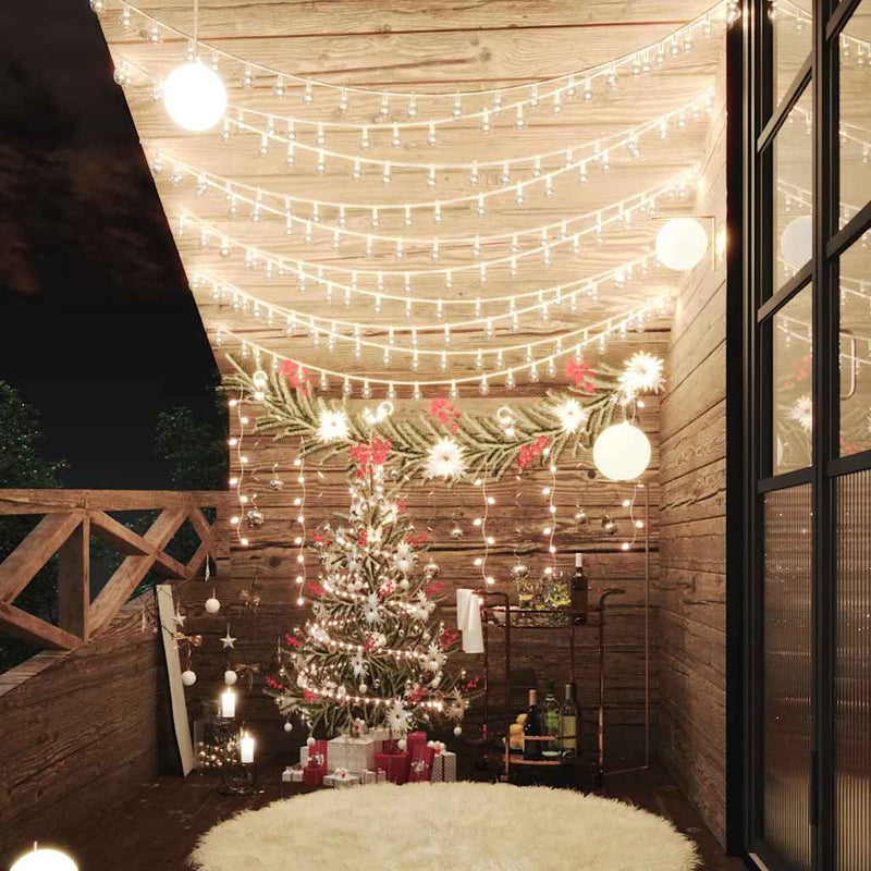 Load image into Gallery viewer, Vidaxl lichtsnoer met 400 led's 8 functies warmwit 40 m