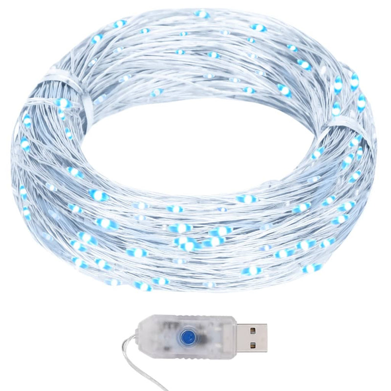 Load image into Gallery viewer, Vidaxl lichtsnoer met 400 microled's koudwit 8 functies 40 m
