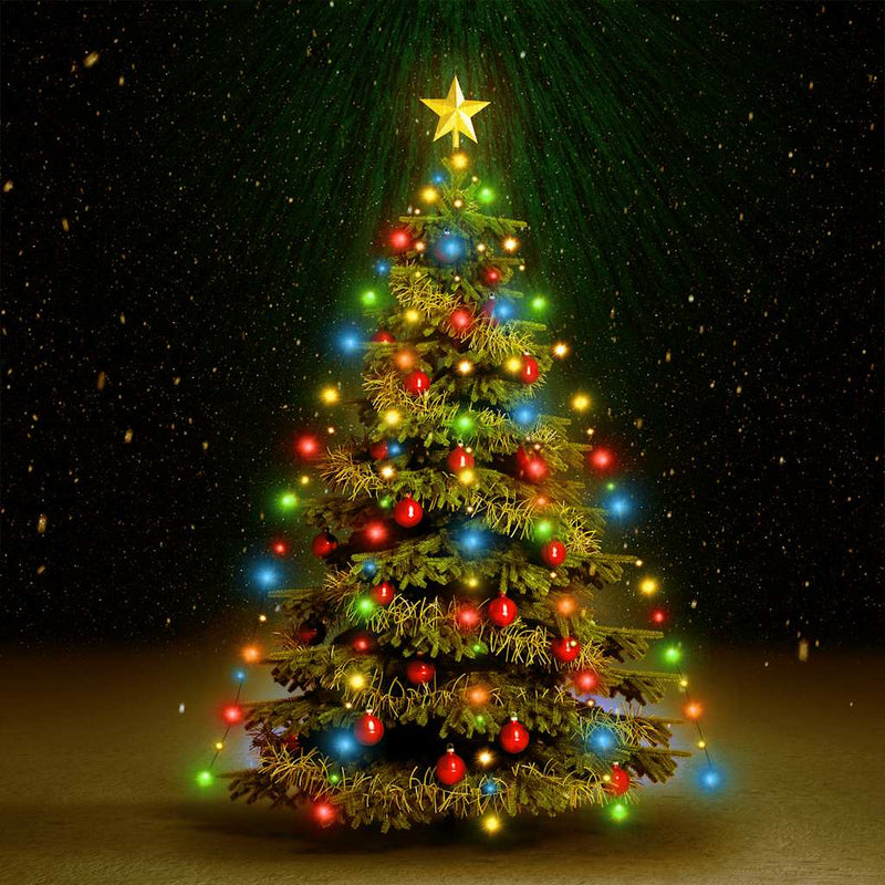Load image into Gallery viewer, Vidaxl kerstboomverlichting met 180 led's meerkleurig net 180 cm