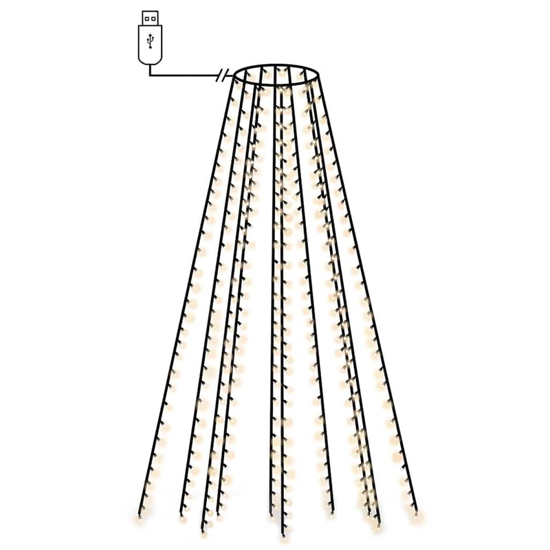 Load image into Gallery viewer, Vidaxl kerstboomverlichting met 250 led's koudwit net 250 cm