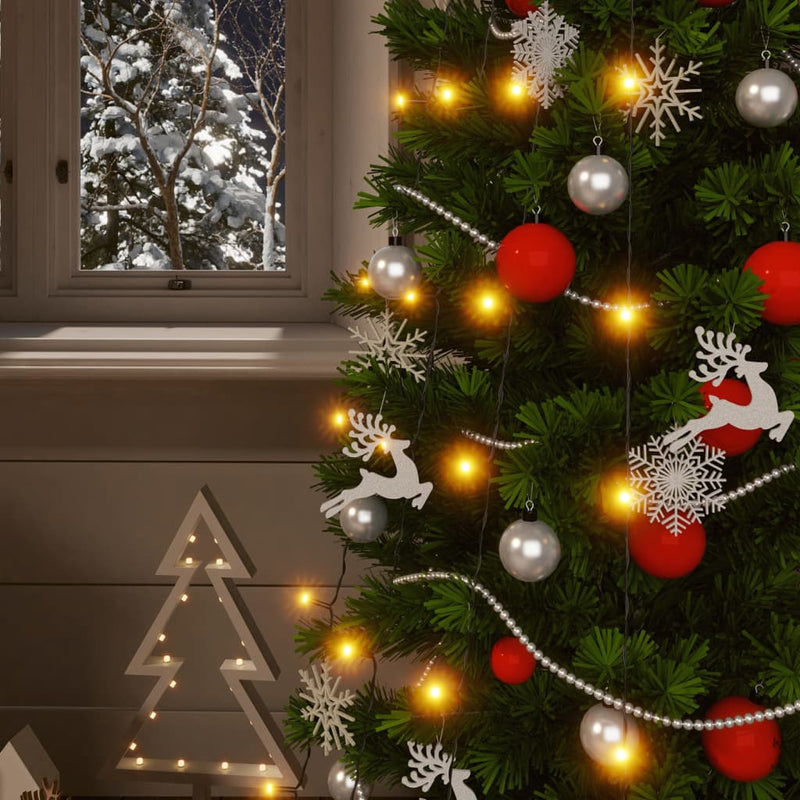 Load image into Gallery viewer, Vidaxl lichtsnoeren 2 st met 2x200 led's solar binnen buiten warmwit