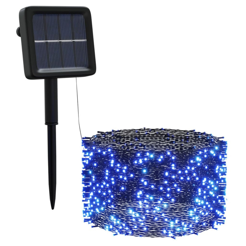 Load image into Gallery viewer, Vidaxl 5 st lichtslinger met 200 led's solar binnen buiten blauw