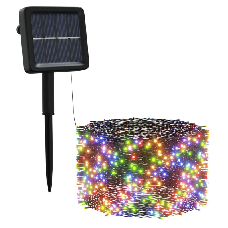 Load image into Gallery viewer, Vidaxl 5 st lichtslinger met 200 led's solar binnen buiten meerkleurig