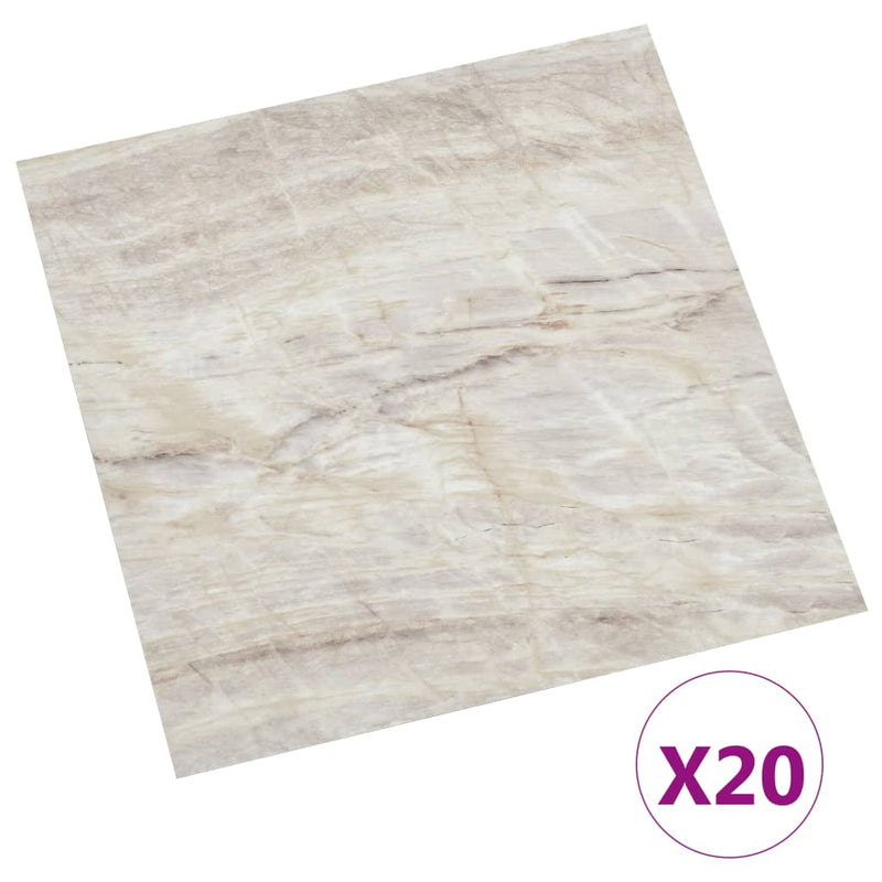 Load image into Gallery viewer, Vidaxl vloerplanken 20 st zelfklevend 1,86 m² pvc beige