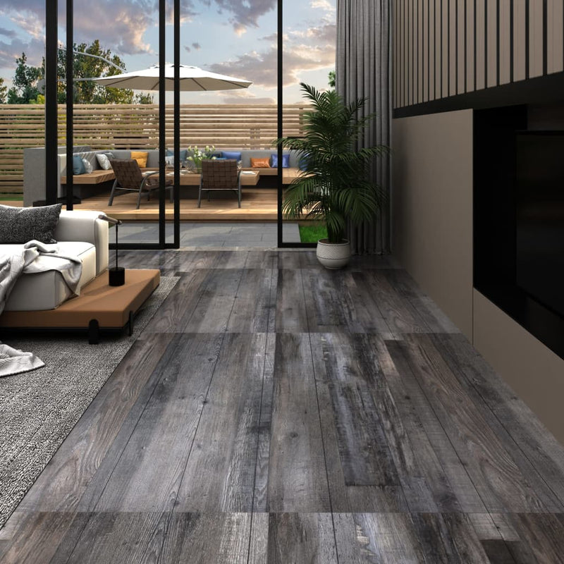 Load image into Gallery viewer, Vidaxl vloerplanken zelfklevend 5,21 m² 2 mm pvc industrieel hout