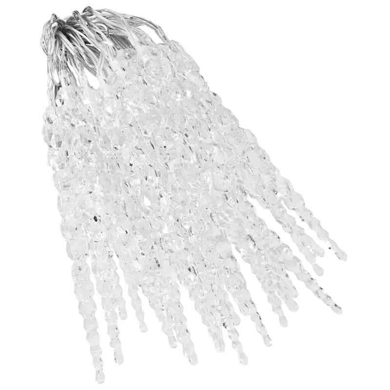 Afbeelding laden in galerijviewer, VidaXL Kerstverlichting ijspegel met 40 LED's acryl koudwit