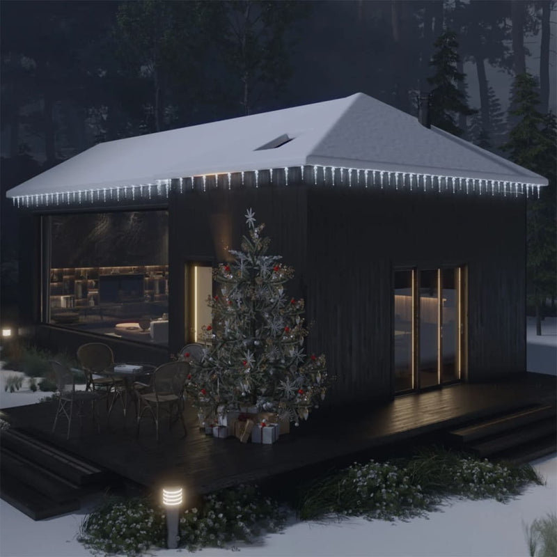 Afbeelding laden in galerijviewer, VidaXL Kerstverlichting ijspegel met 40 LED's acryl koudwit