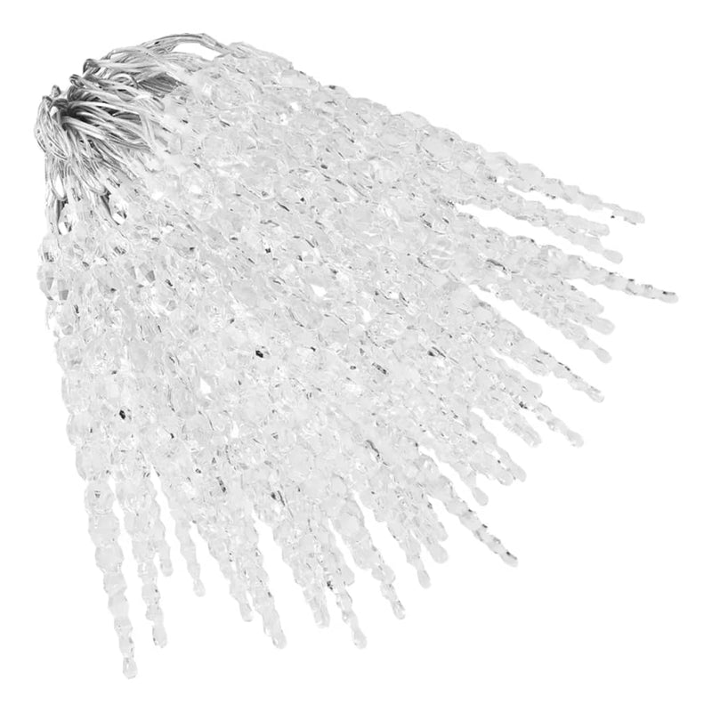 Load image into Gallery viewer, VidaXL Kerstverlichting ijspegel met 100 LED's acryl blauw