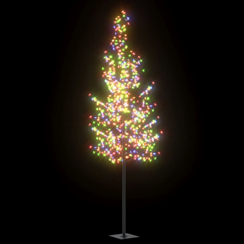 Load image into Gallery viewer, VidaXL Kerstboom met 600 LED's meerkleurig licht kersenbloesem 300 cm