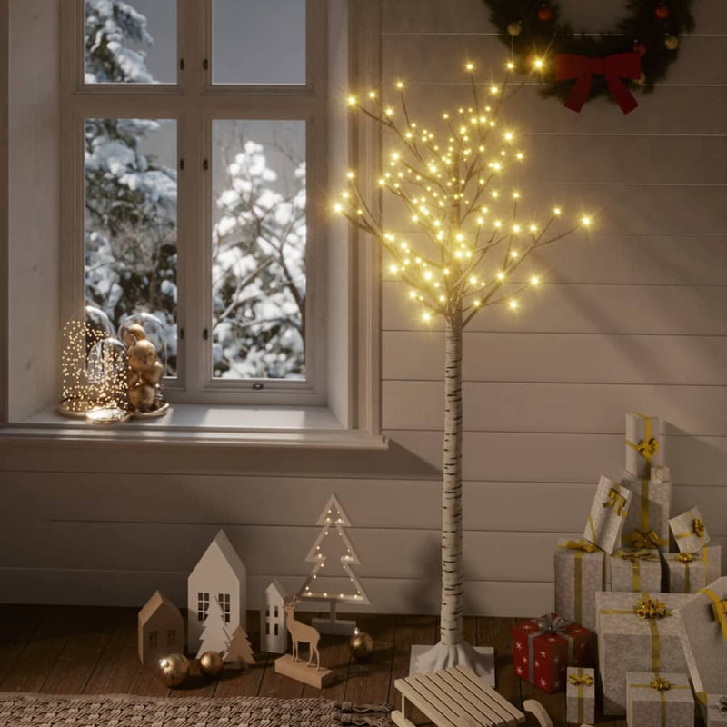 Load image into Gallery viewer, Vidaxl kerstboom wilg met 140 warmwitte led's binnen en buiten 1,5 m