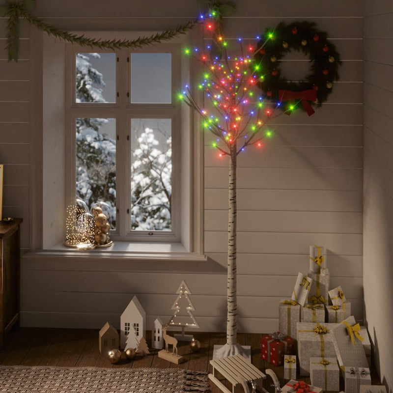 Load image into Gallery viewer, Vidaxl kerstboom wilg 180 meerkleurige led's binnen en buiten 1,8 m