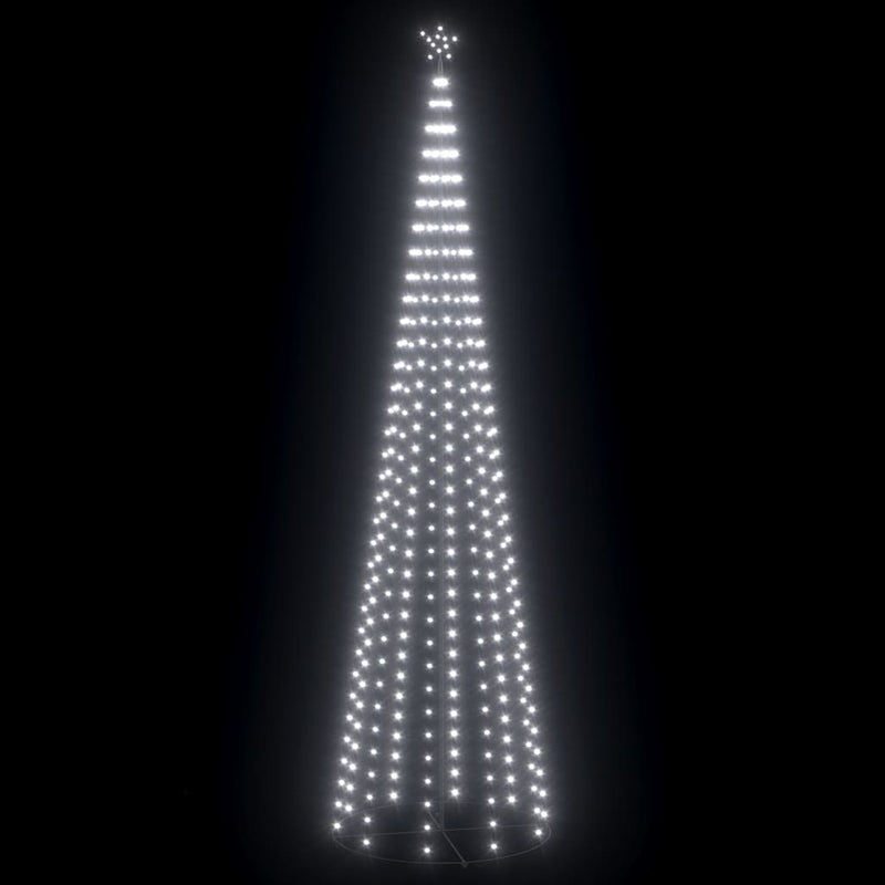 Load image into Gallery viewer, Vidaxl kegelkerstboom 752 koudwitte led's 160x500 cm