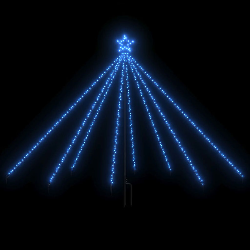 Laden Sie das Bild in Galerie -Viewer, VidaXL Kerstboomverlichting 400 LED's binnen buiten 2,5 m blauw