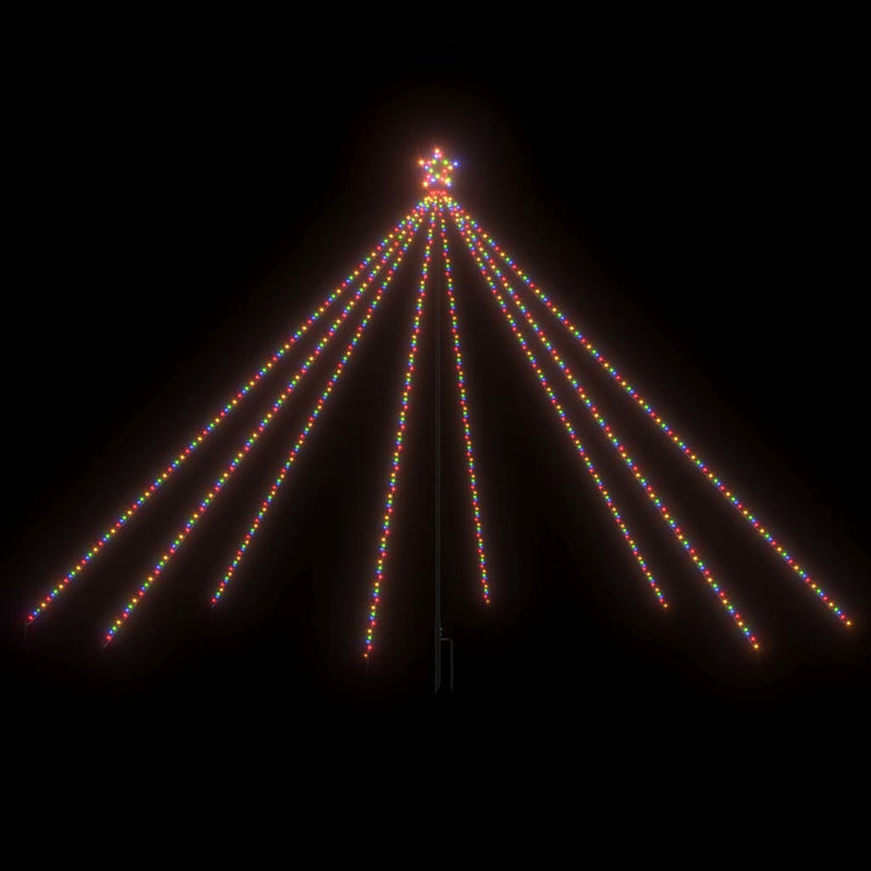 Load image into Gallery viewer, VidaXL Kerstboomverlichting 576 LED's binnen buiten 3,6 m meerkleurig