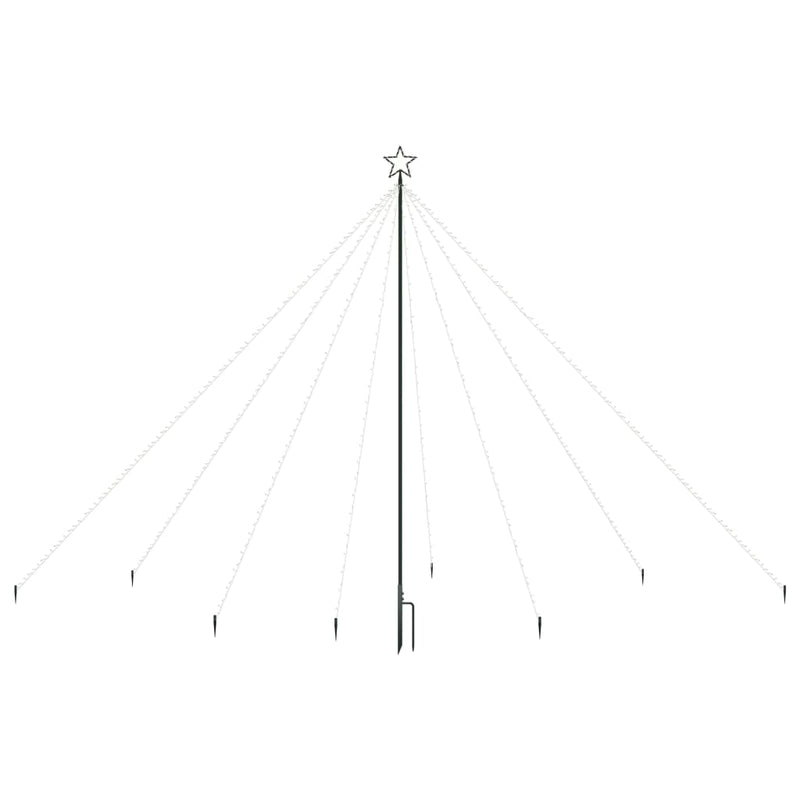 Load image into Gallery viewer, VidaXL Kerstboomverlichting 576 LED's binnen buiten 3,6 m meerkleurig