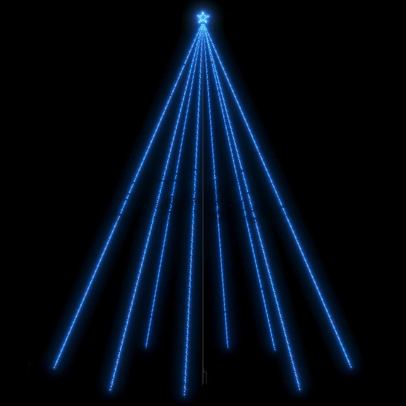 Load image into Gallery viewer, Vidaxl led-kerstboom binnen buiten 1300 leds 8 m blauw