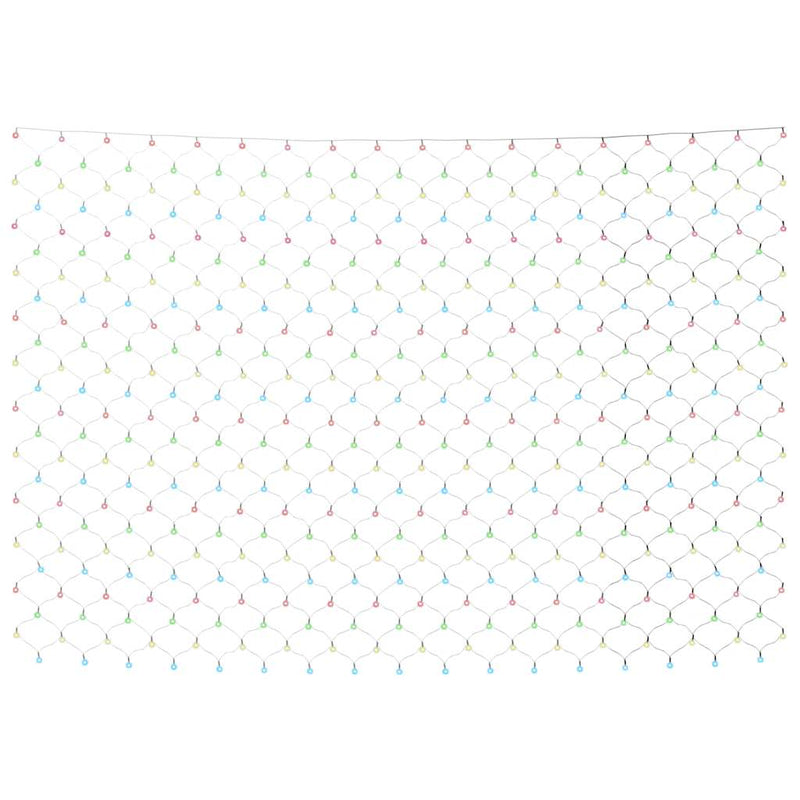 Load image into Gallery viewer, Vidaxl kerstnetverlichting 204 led's binnen buiten 3x2 m meerkleurig