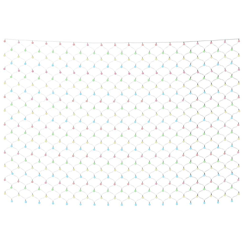 Load image into Gallery viewer, Vidaxl kerstnetverlichting 306 led's binnen buiten 3x3 m meerkleurig