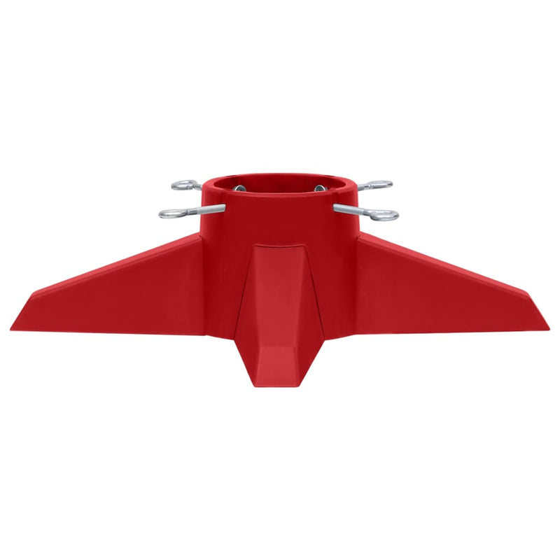Cargue la imagen en el visor de la galería, VidaXL Kerstboomstandaard 55,5x55,5x15 cm rood