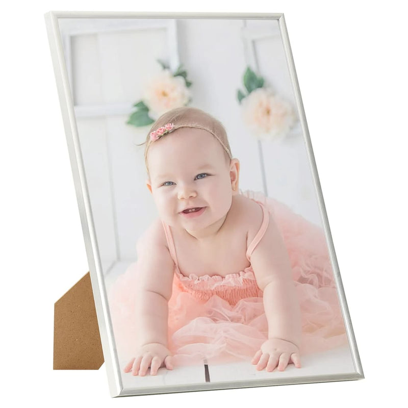 Load image into Gallery viewer, VidaXL Fotolijsten 5 st voor wand of tafel 40x50 cm MDF zilverkleurig