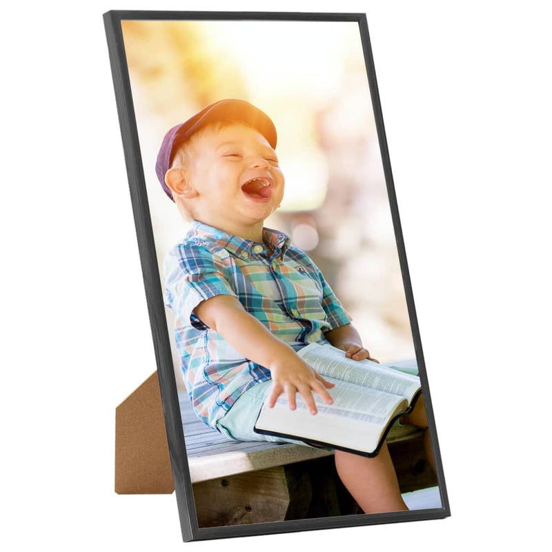 ギャラリービューアに画像をロードする, VidaXL Fotolijsten 3 st voor tafel 13x18 cm MDF zwart