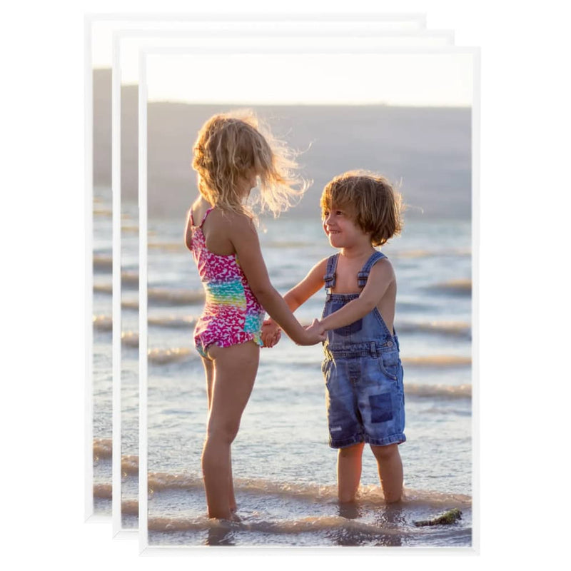 Load image into Gallery viewer, Vidaxl fotolijsten 3 st voor wand of tafel 70x90 cm mdf wit