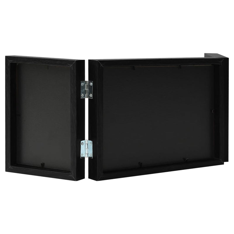 Load image into Gallery viewer, Vidaxl fotolijst drieluik 22x15 cm+2x(10x15 cm) zwart