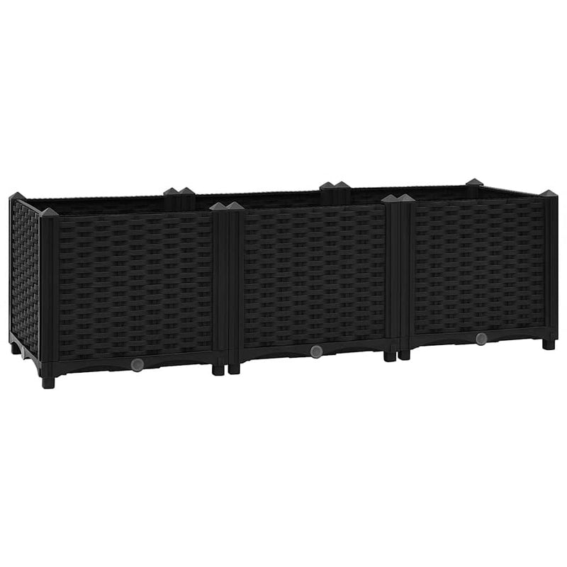 Load image into Gallery viewer, Vidaxl plantenbak verhoogd 120x40x38 cm polypropyleen