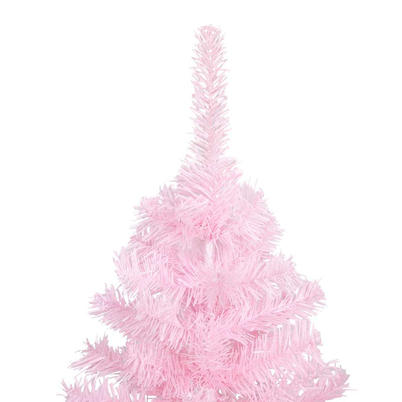 Load image into Gallery viewer, Vidaxl kunstkerstboom met verlichting en kerstballen 150 cm pvc roze