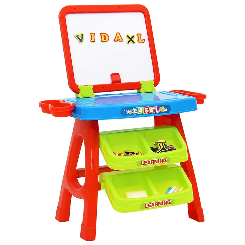 Load image into Gallery viewer, Vidaxl leerbord voor kinderen easel and learning 3-in-1