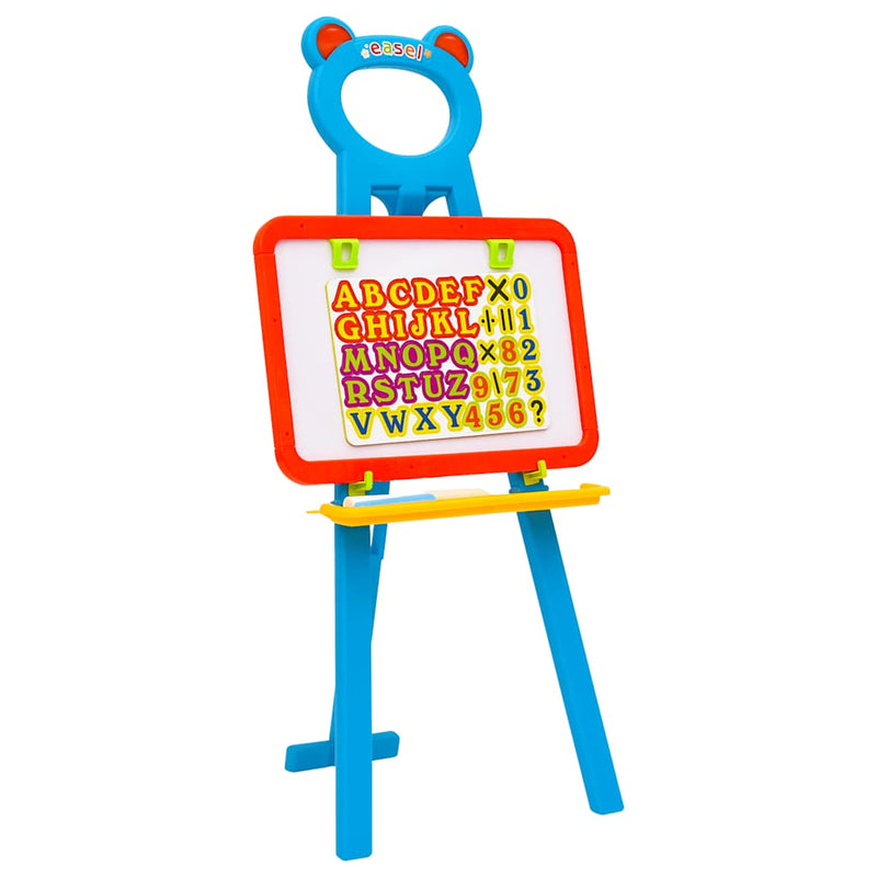Load image into Gallery viewer, Vidaxl kinderezel met krijtbord en whiteboard 2-in-1