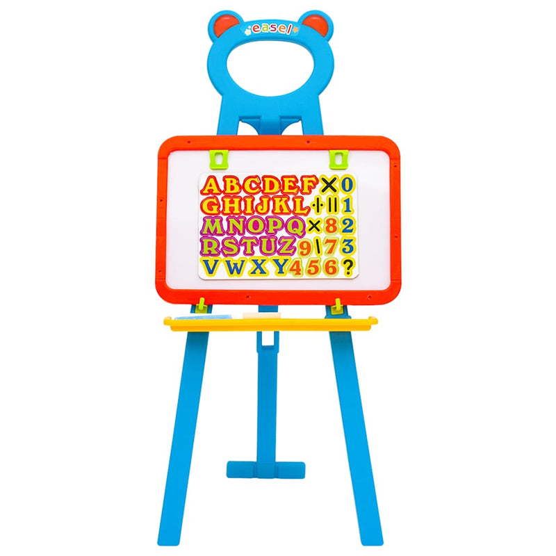 Load image into Gallery viewer, Vidaxl kinderezel met krijtbord en whiteboard 2-in-1