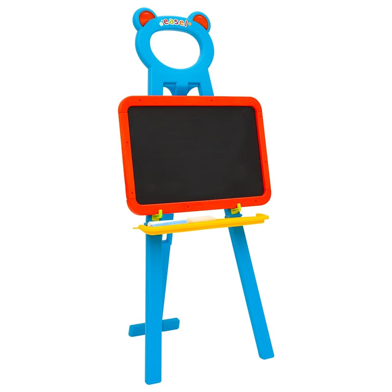 Load image into Gallery viewer, Vidaxl kinderezel met krijtbord en whiteboard 2-in-1