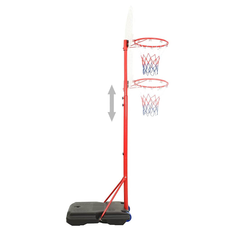 Load image into Gallery viewer, Vidaxl basketbalset draagbaar verstelbaar 200-236 cm