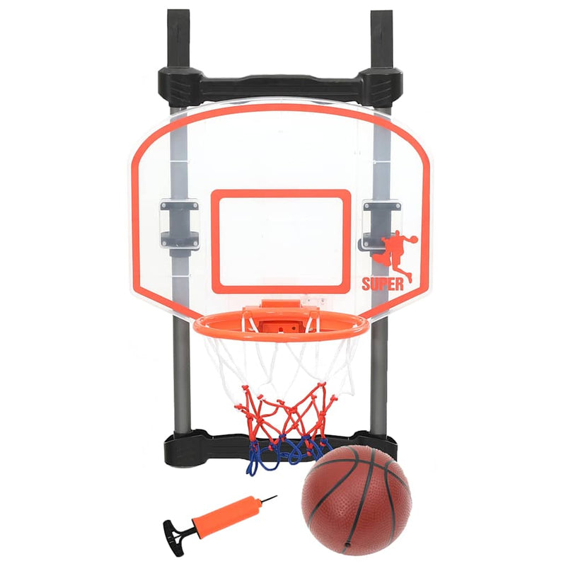 Load image into Gallery viewer, Vidaxl kinderbasketbalset voor deur verstelbaar