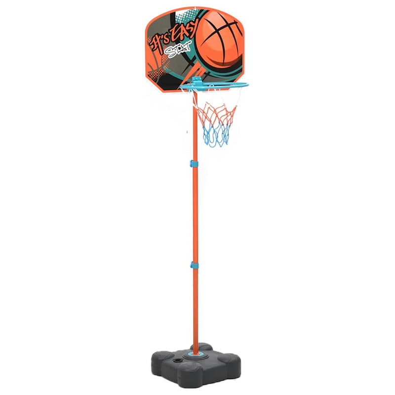 Load image into Gallery viewer, Vidaxl basketbalset draagbaar verstelbaar 109-141 cm