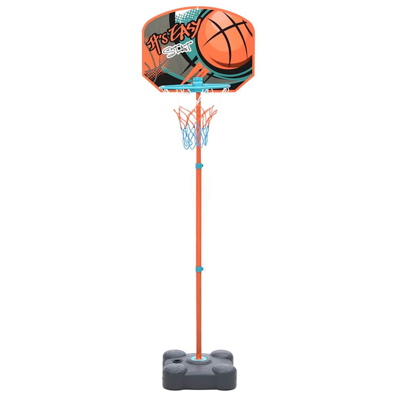 Load image into Gallery viewer, Vidaxl basketbalset draagbaar verstelbaar 109-141 cm
