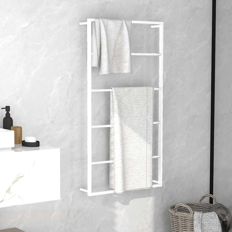 Load image into Gallery viewer, Vidaxl handdoekenrek wit 60x10x116 cm staal